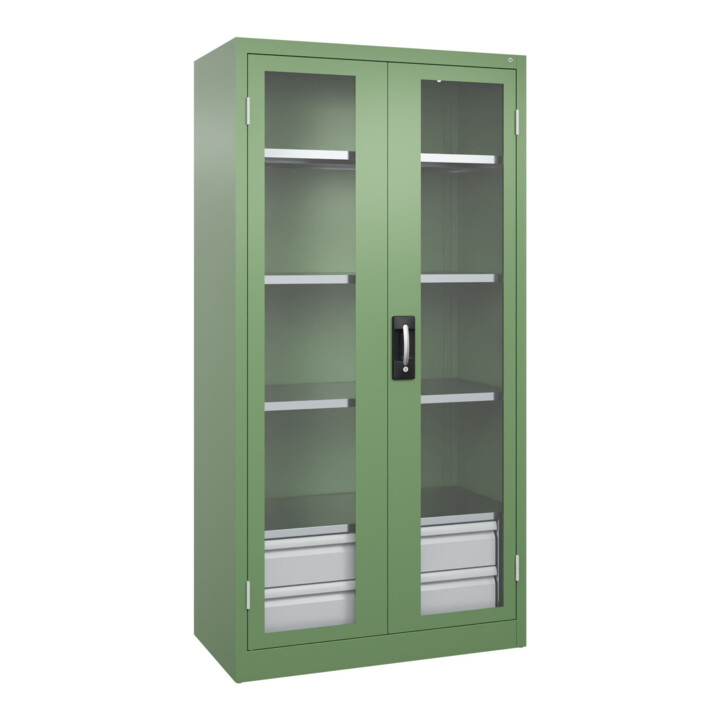 C+P Armoire de rangement lourde Acurado Pro 1950 x 1000 x 500 mm