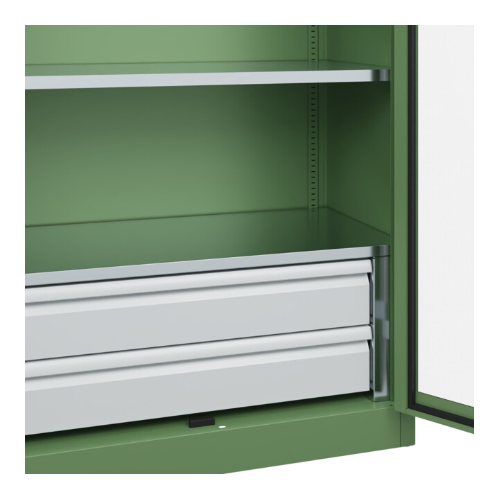C+P Armoire de rangement lourde Acurado Pro 1950 x 1000 x 500 mm