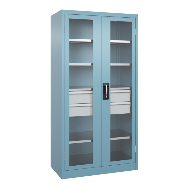 C+P Armoire de rangement lourde Acurado Pro 1950 x 1000 x 500 mm