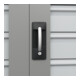 C+P Armoire de rangement lourde Acurado Pro 1950 x 1000 x 500 mm