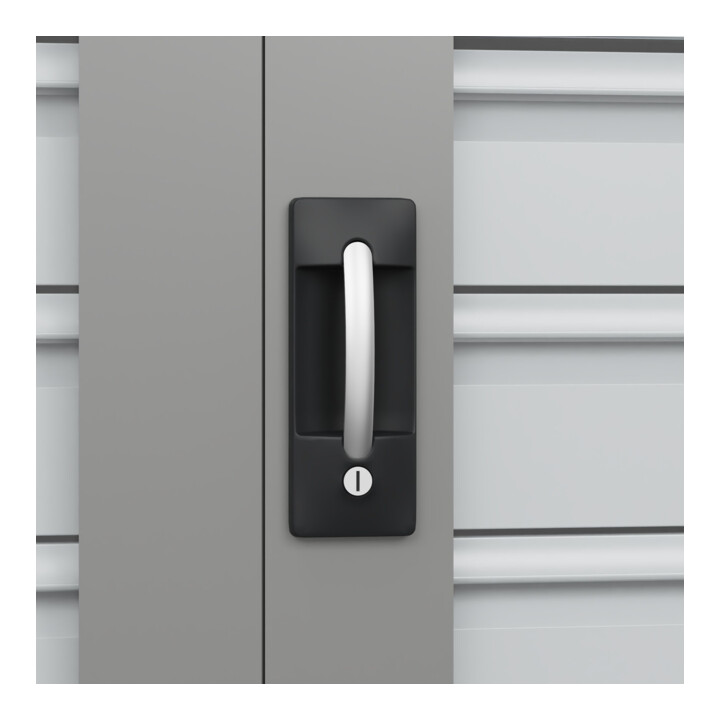 C+P Armoire de rangement lourde Acurado Pro 1950 x 1000 x 500 mm