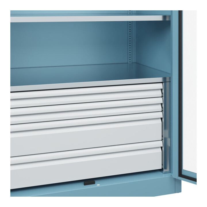 C+P Armoire de rangement lourde Acurado Pro 1950 × 1000 × 600 mm