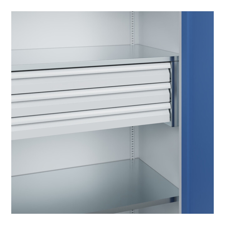 C+P Armoire de rangement lourde Acurado Pro 1950 × 1000 × 600 mm 7035/5023
