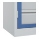 C+P Armoire de rangement lourde Acurado Pro 1950 × 1000 × 600 mm 7035/5023