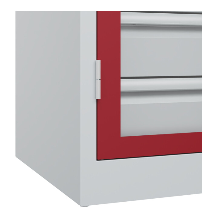 C+P Armoire de stockage lourd Acurado Pro 1950 x 1000 x 600 mm 7035/3003