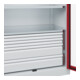 C+P Armoire de stockage lourd Acurado Pro 1950 x 1000 x 600 mm 7035/3003