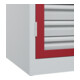 C+P Armoire de stockage lourd Acurado Pro 1950 x 1000 x 600 mm 7035/3003