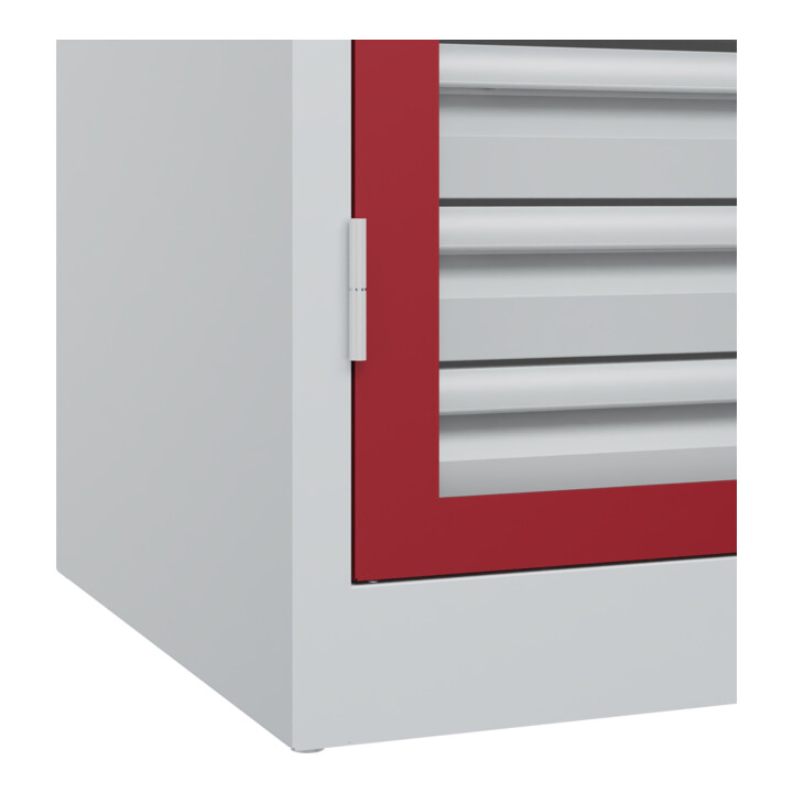 C+P Armoire de stockage lourd Acurado Pro 1950 x 1000 x 600 mm 7035/3003