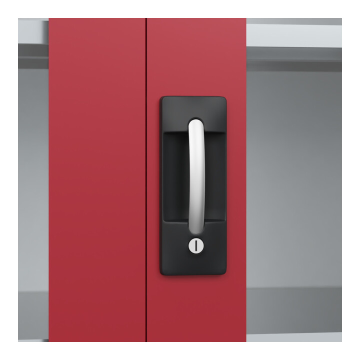 C+P Armoire de stockage lourd Acurado Pro 1950 x 1000 x 600 mm 7035/3003
