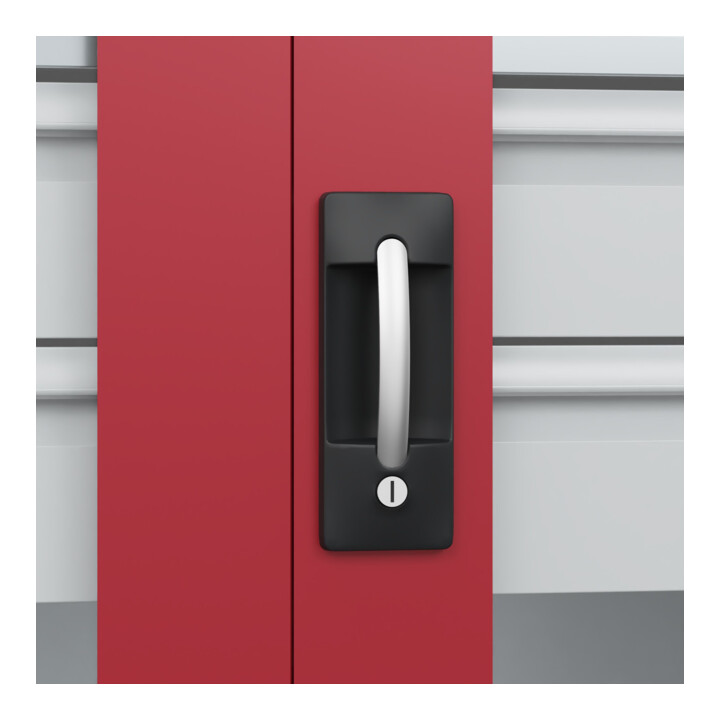 C+P Armoire de stockage lourd Acurado Pro 1950 x 1000 x 600 mm 7035/3003
