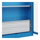 C+P Armoire de stockage lourde Acurado Pro 1950 x 1000 x 500 mm RAL 5012