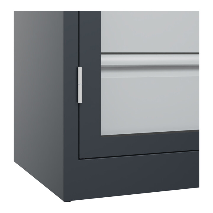 C+P Armoire de stockage lourde Acurado Pro 1950 × 1200 × 500 mm 7016/7016