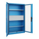 C+P Armoire de stockage lourde Acurado Pro 1950 x 1200 x 600 mm bleu