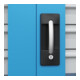 C+P Armoire de stockage lourde Acurado Pro 1950 x 1200 x 600 mm bleu