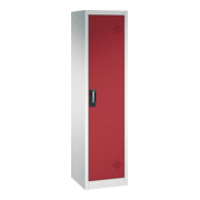 C+P Armoire écologique Acurado, 1950x502x500mm, 7035/3003-2