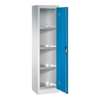 C+P Armoire écologique Acurado, 1950x502x500mm, 7035/5012