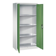 C+P Armoire écologique Acurado, 1950x930x500mm, 7035/6011