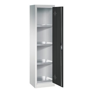C+P Armoire environnementale Acurado, 1950x502x500mm, 7035/7016