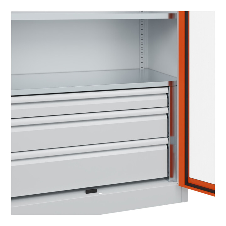 C+P Armoire haute charge Acurado Pro 1950 x 1200 x 600 mm 7035/2004