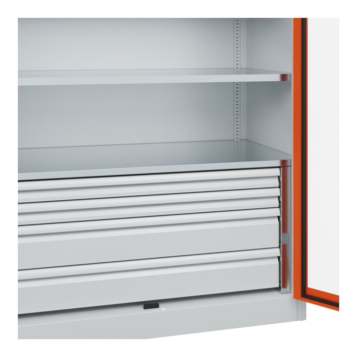 C+P Armoire haute charge Acurado Pro 1950 x 1200 x 600 mm 7035/2004