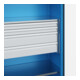 C+P Armoire haute résistance Acurado Pro 1950 x 1000 x 500 mm bleu clair
