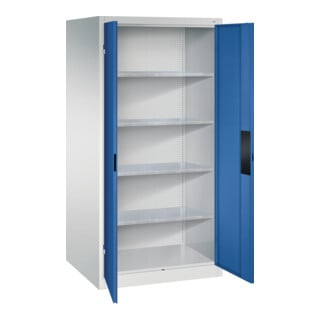 C+P Armoire lourde Acurado, 1950x930x800mm, 7035/5010