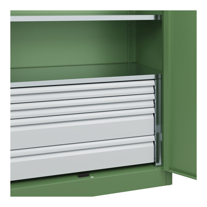 C+P Armoire lourde Acurado Pro 1950 x 1000 x 500 mm 6011/6011