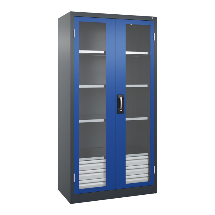 C+P Armoire lourde Acurado Pro 1950 x 1000 x 500 mm 7016/5010