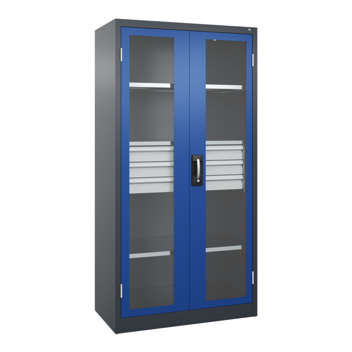 C+P Armoire lourde Acurado Pro 1950 x 1000 x 500 mm 7016/5010
