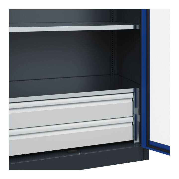 C+P Armoire lourde Acurado Pro 1950 x 1000 x 500 mm 7016/5010