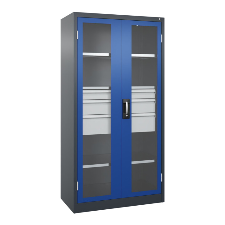 C+P Armoire lourde Acurado Pro 1950 x 1000 x 500 mm 7016/5010
