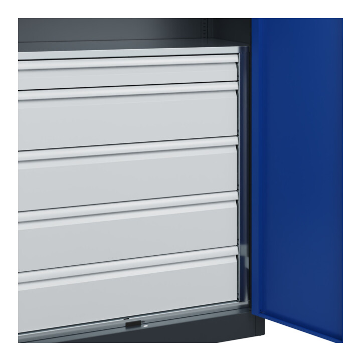 C+P Armoire lourde Acurado Pro 1950 x 1000 x 500 mm 7016/5010