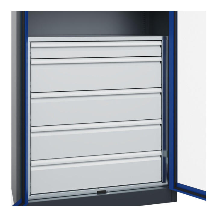 C+P Armoire lourde Acurado Pro 1950 x 1000 x 500 mm 7016/5010