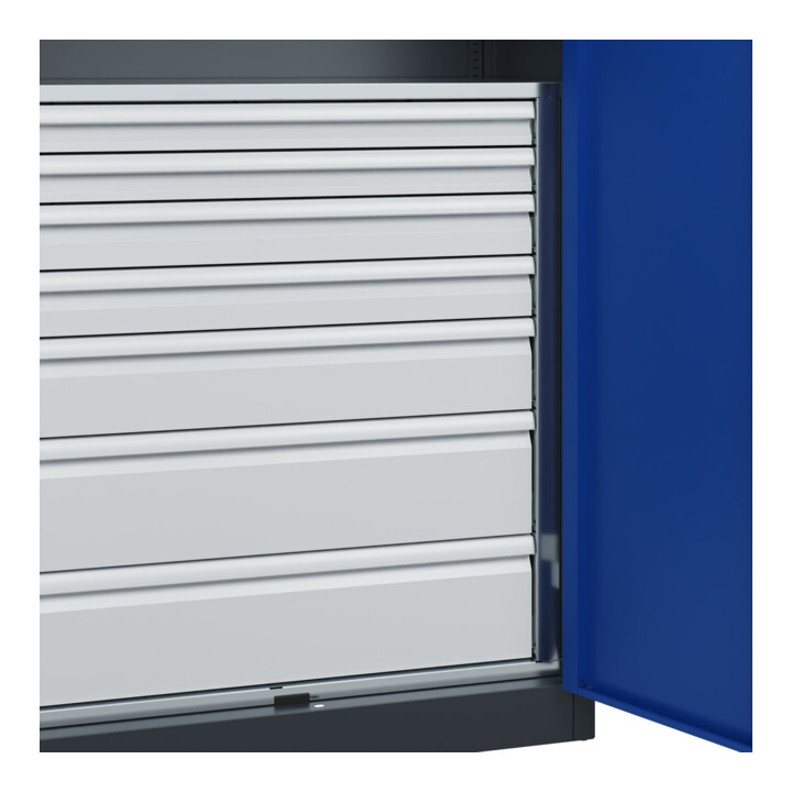 C+P Armoire lourde Acurado Pro 1950 x 1000 x 500 mm 7016/5010