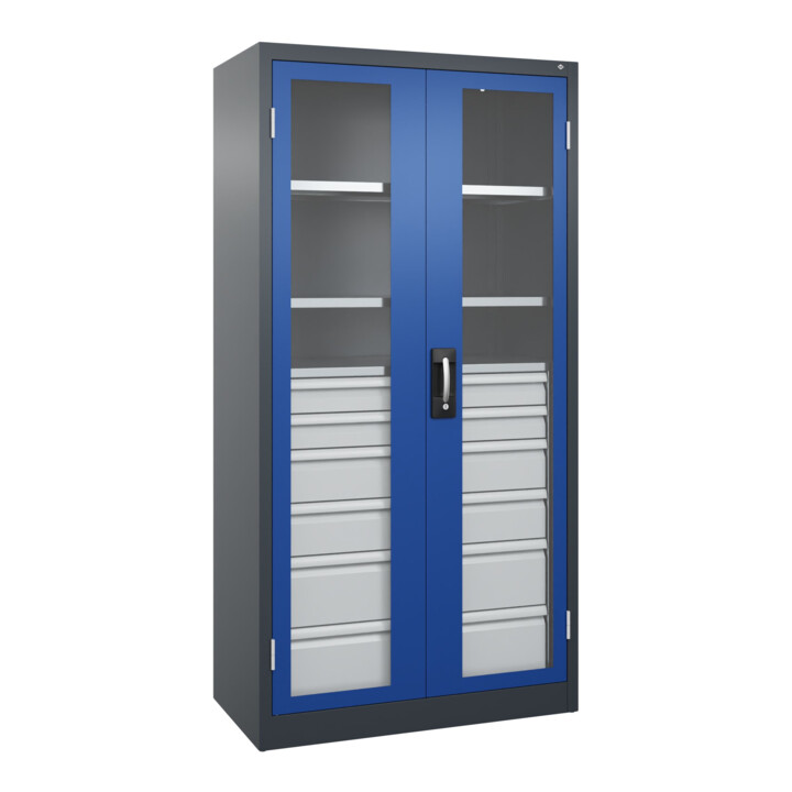 C+P Armoire lourde Acurado Pro 1950 x 1000 x 500 mm 7016/5010