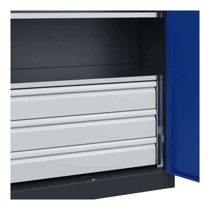 C+P Armoire lourde Acurado Pro 1950 x 1000 x 500 mm 7016/5010
