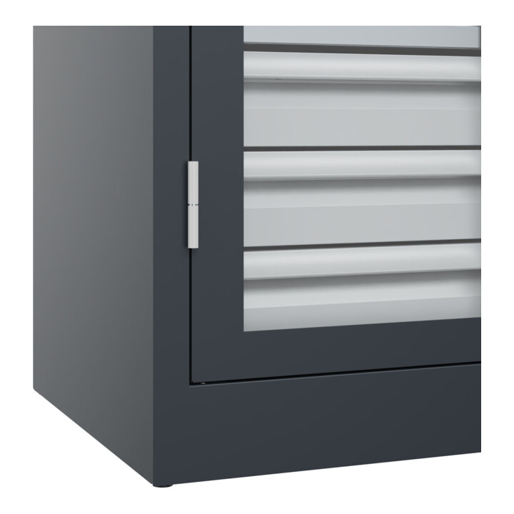 C+P Armoire lourde Acurado Pro 1950 x 1000 x 500 mm 7016/7016
