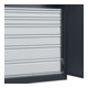 C+P Armoire lourde Acurado Pro 1950 x 1000 x 500 mm 7016/7016