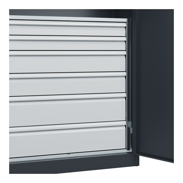 C+P Armoire lourde Acurado Pro 1950 x 1000 x 500 mm 7016/7016
