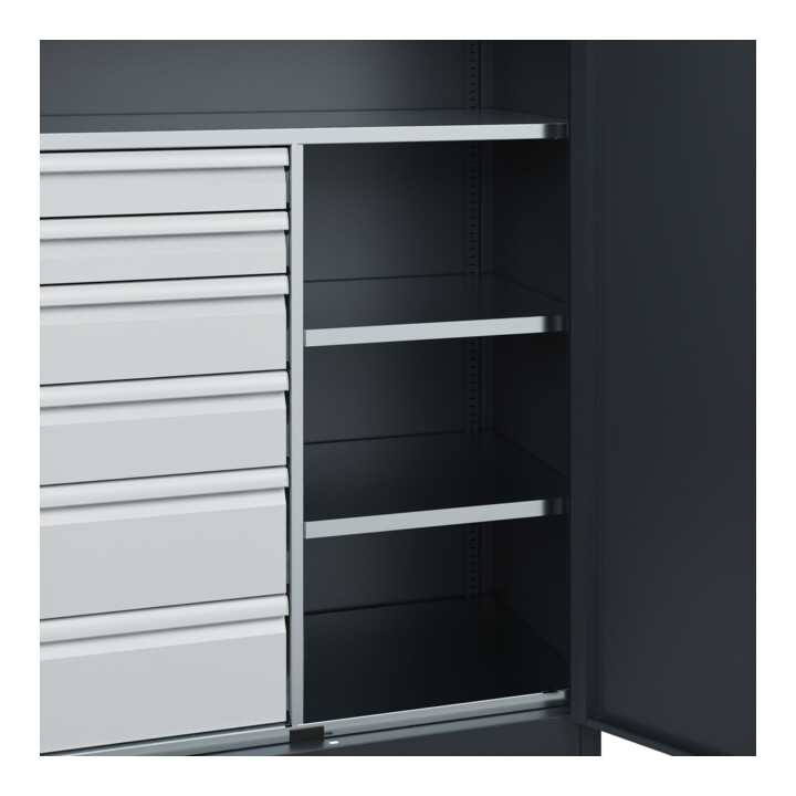 C+P Armoire lourde Acurado Pro 1950 × 1000 × 500 mm 7016/7016