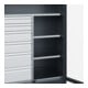 C+P Armoire lourde Acurado Pro 1950 × 1000 × 500 mm 7016/7016