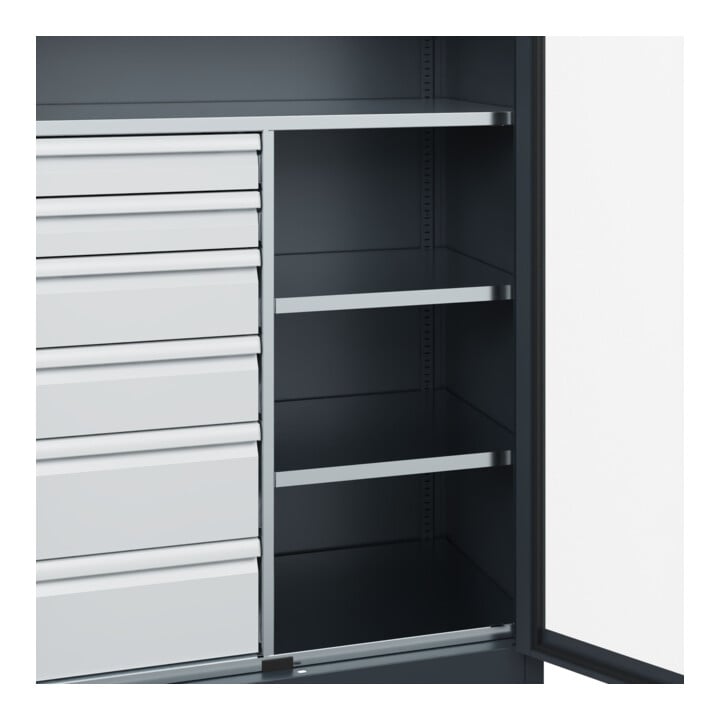 C+P Armoire lourde Acurado Pro 1950 × 1000 × 500 mm 7016/7016