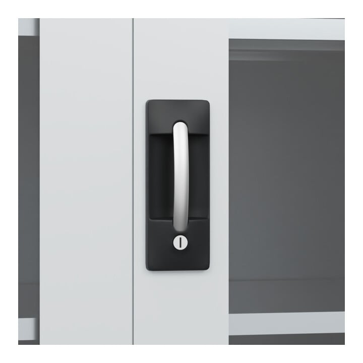C+P Armoire lourde Acurado Pro 1950 x 1000 x 500 mm 7016/7035