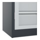 C+P Armoire lourde Acurado Pro 1950 x 1000 x 500 mm 7016/7035