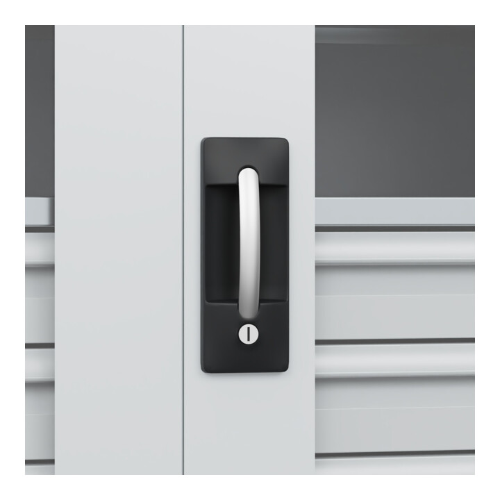 C+P Armoire lourde Acurado Pro 1950 x 1000 x 500 mm 7016/7035