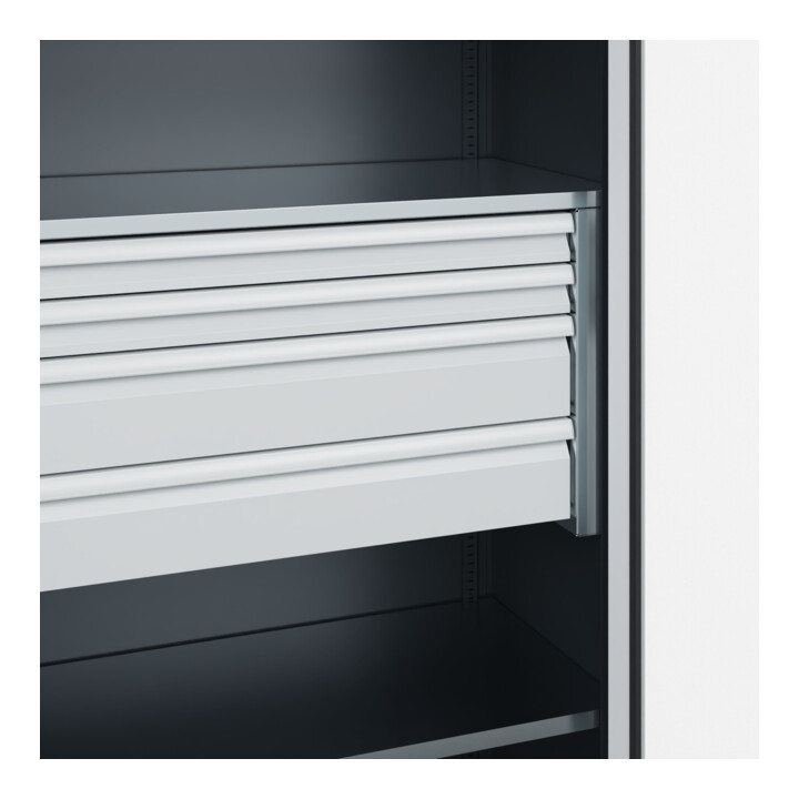 C+P Armoire lourde Acurado Pro 1950 x 1000 x 500 mm 7016/7035