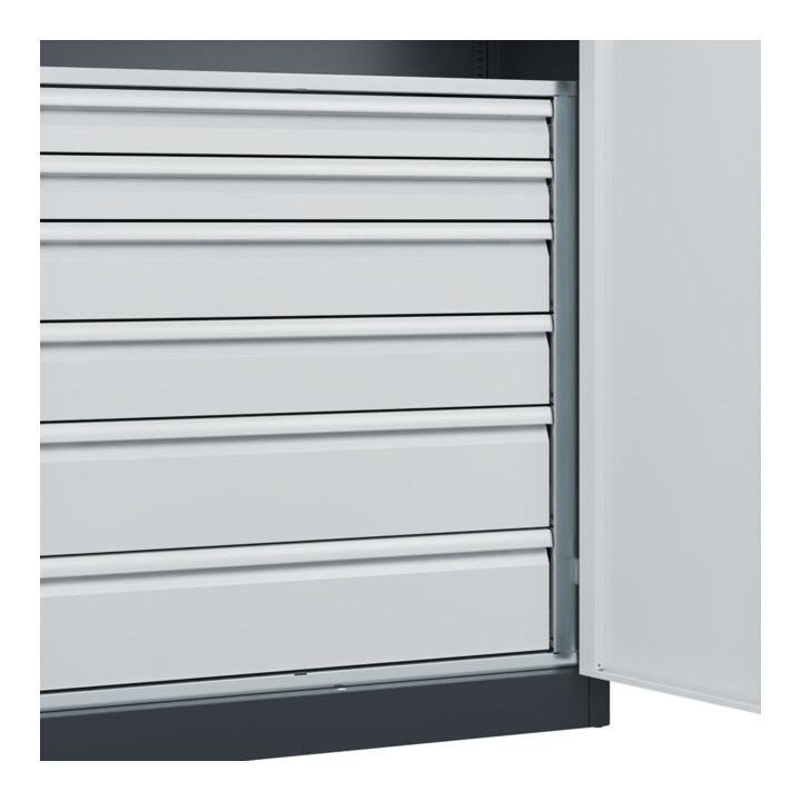 C+P Armoire lourde Acurado Pro 1950 x 1000 x 500 mm 7016/7035
