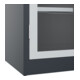 C+P Armoire lourde Acurado Pro 1950 x 1000 x 500 mm 7016/7035