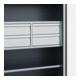 C+P Armoire lourde Acurado Pro 1950 x 1000 x 500 mm 7016/7035