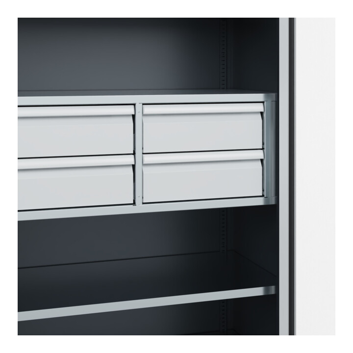 C+P Armoire lourde Acurado Pro 1950 x 1000 x 500 mm 7016/7035